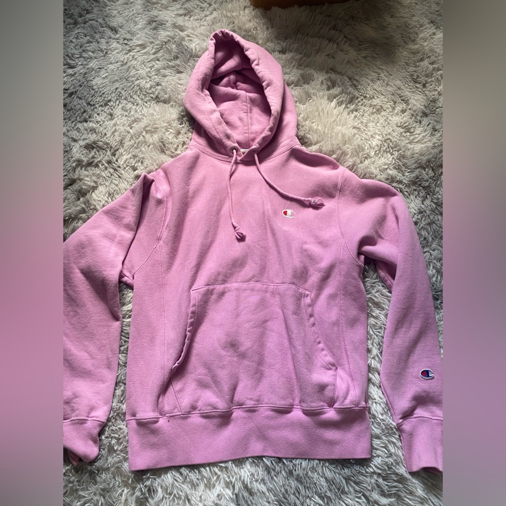 Pink champion hoodie